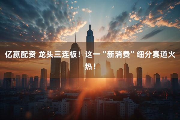 亿赢配资 龙头三连板！这一“新消费”细分赛道火热！