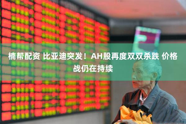 楠帮配资 比亚迪突发！AH股再度双双杀跌 价格战仍在持续